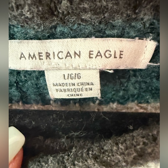 American Eagle Outfitters Multicolor Striped Crew Neck Sweater - Picture 5 of 6